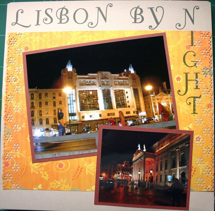 Lisbon by night left side