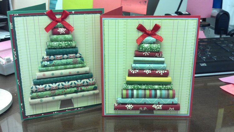 Rolled Christmas Tree Card