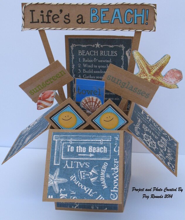 Life&#039;s A Beach Card Box