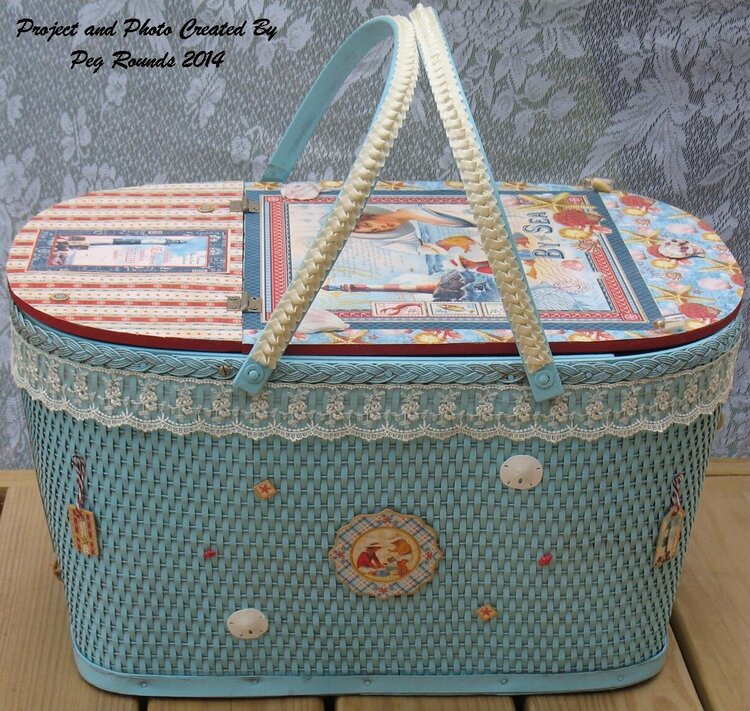 Upcycled Picnic Basket