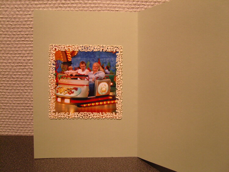 Birthday card for my sister - inside look