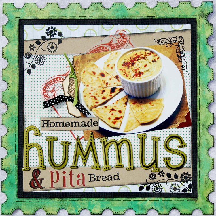 Homemade Hummus and Pita Bread
