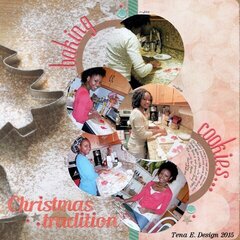 Baking cookies - Christmas traditions