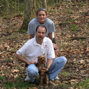 My family on a beautiful spring day