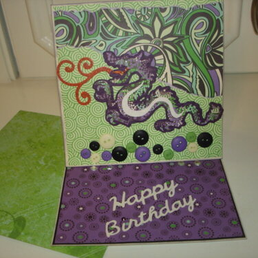 Dragon Birthday Card