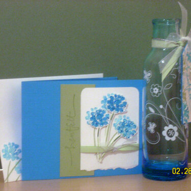 Friendship Card and Bottle