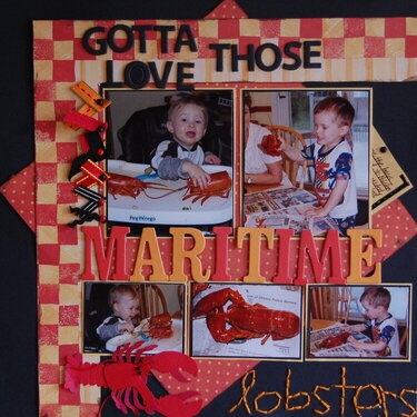 Gotta Love those MARITIME lobsters