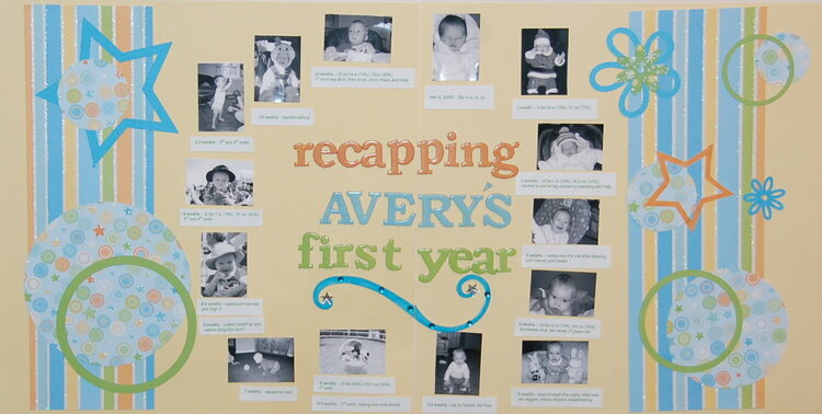 recapping Avery&#039;s first year