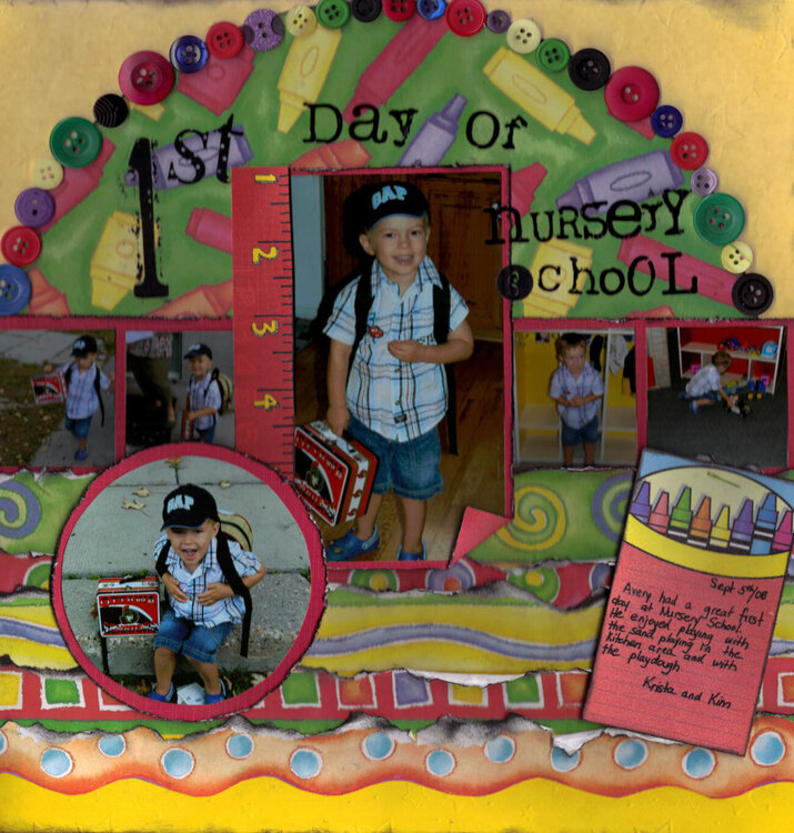 1st day of nursery school