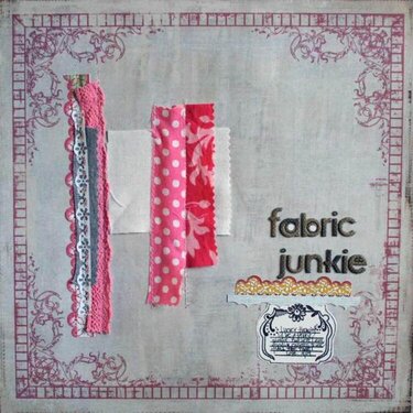 fabric junkie (super sketches april 2009)