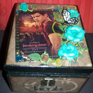 Altered Cigar box~ Breaking Dawn~ Jacob