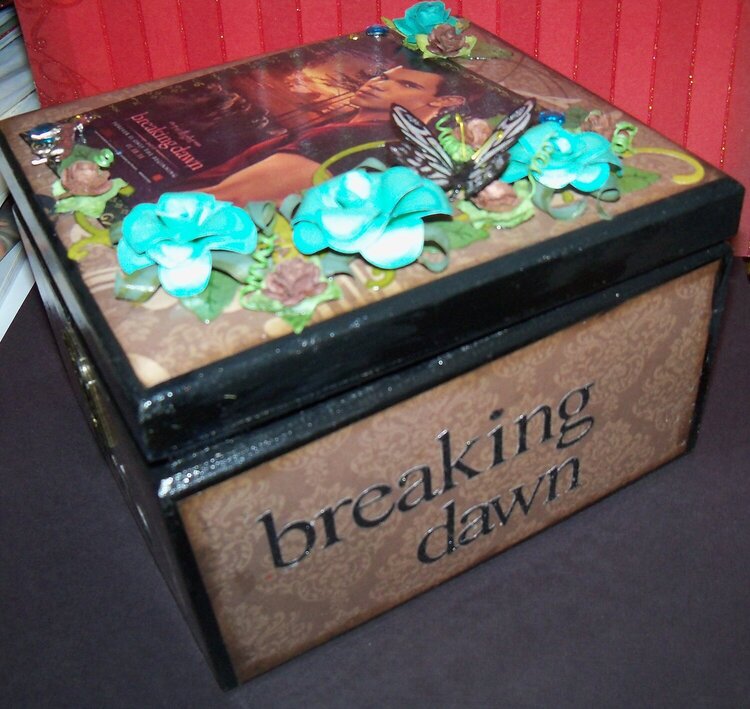 Altered Cigar box~ Breaking Dawn~ Jacob