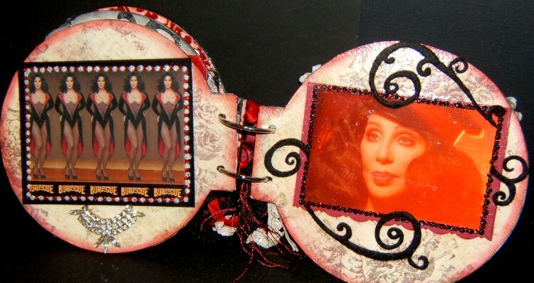 Burlesque Mini Book for the Red Carpet Premeire in Hollywood that I attended on Nov 15th
