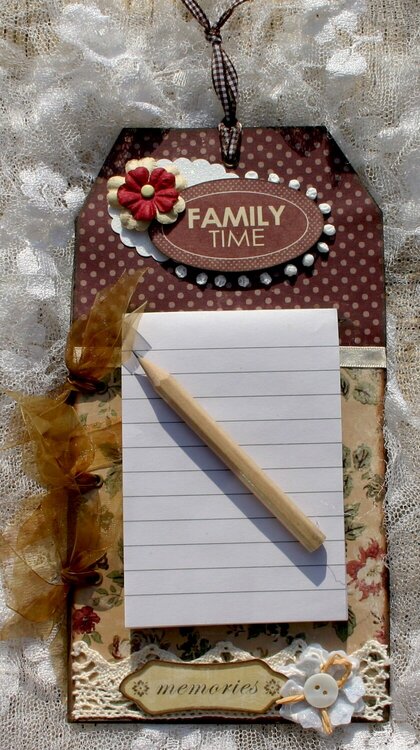Family altered notepad