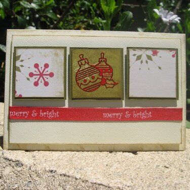 Merry &amp; Bright Card