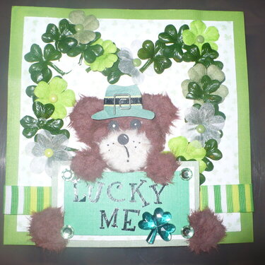 Lucky Me Bear Embellishment