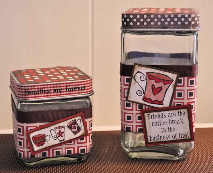 Altered Candy Jars