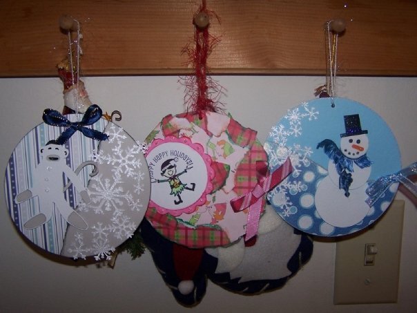 altered cd ornaments