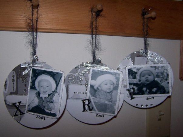 altered cd ornaments 1
