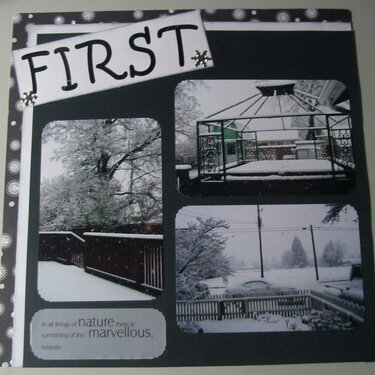 First Snow pg 1