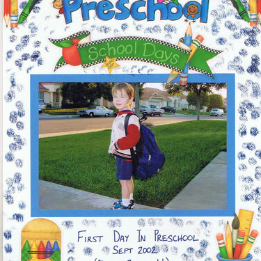 1st Day at Preschool
