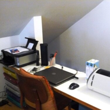 My Computer, Printer and Cricut Area