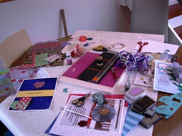Christmas Craft Table