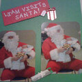 Liam visits Santa!