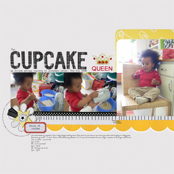Cupcake Queen, Color Combo Challenge #73