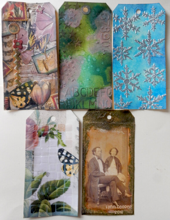 Tim Holtz Creative Chemistry 103 - day 3 Distress Collage Mediums and Textures