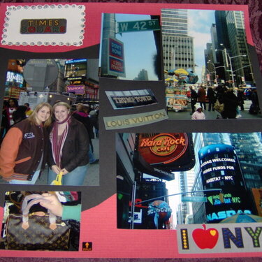 Times Square NYC March 2008
