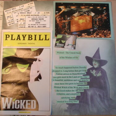 Wicked on Broadway NYC March 2010