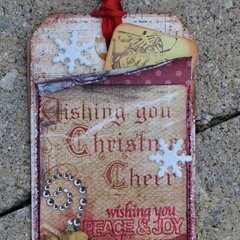 "Merry Christmas Tag" Scraps of Darkness
