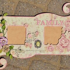 Country Charm Frame **Scraps of Elegance"