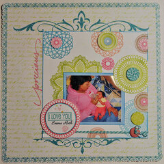 "Precious Emma Ruth" Clearsnap, Stamps of Life and Twinery