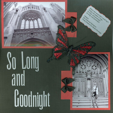 So Long And Goodnight - Tags In