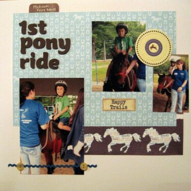 1st Pony Ride