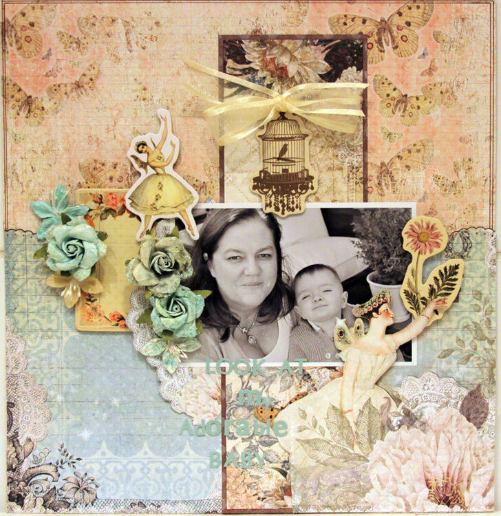 LOOK AT MY ADORABLE BABY ***MY CREATIVE SCRAPBOOK***