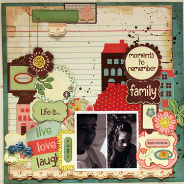 MOMENTS TO REMEMBER *** MY CREATIVE SCRAPBOOK***