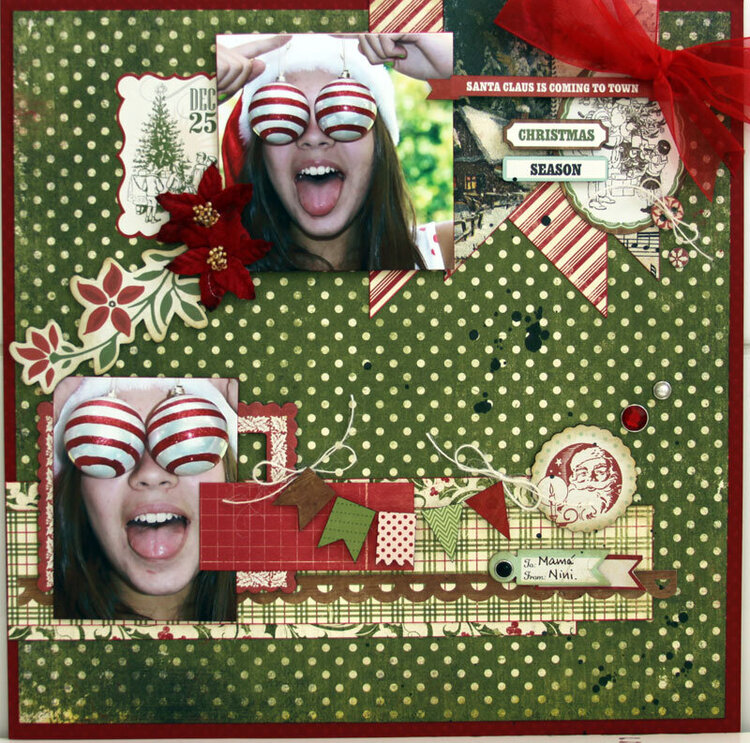 SANTA CLAUS IS COMING *** MY CREATIVE SCRAPBOOK***