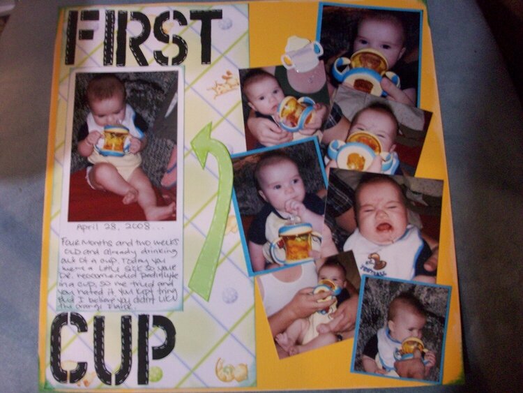 First cup