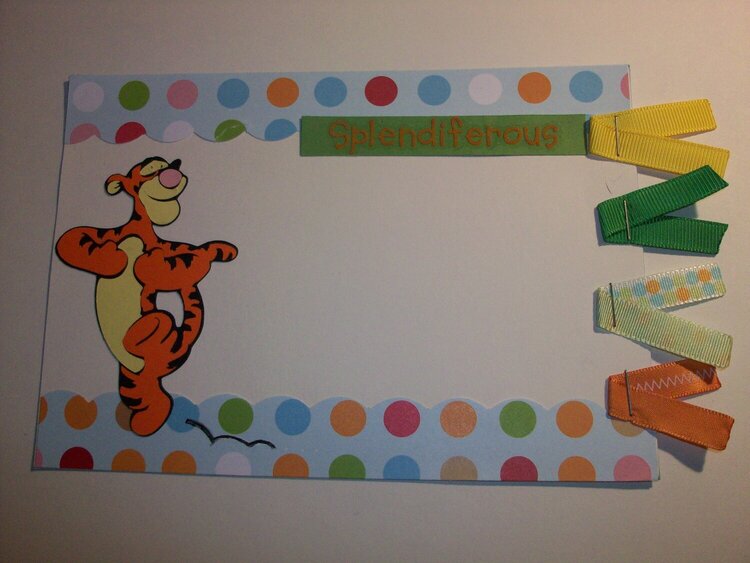 Disney autograph book (Tigger)