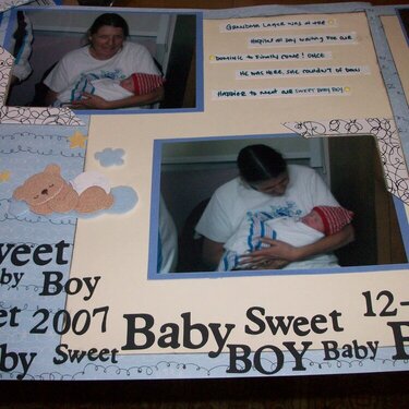 Sweet Baby Boy (2 pg LO)