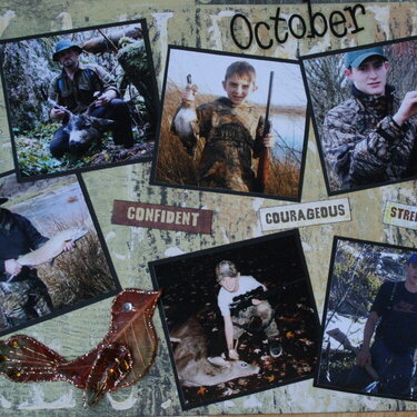 Hunting 2010 October calendar (top)