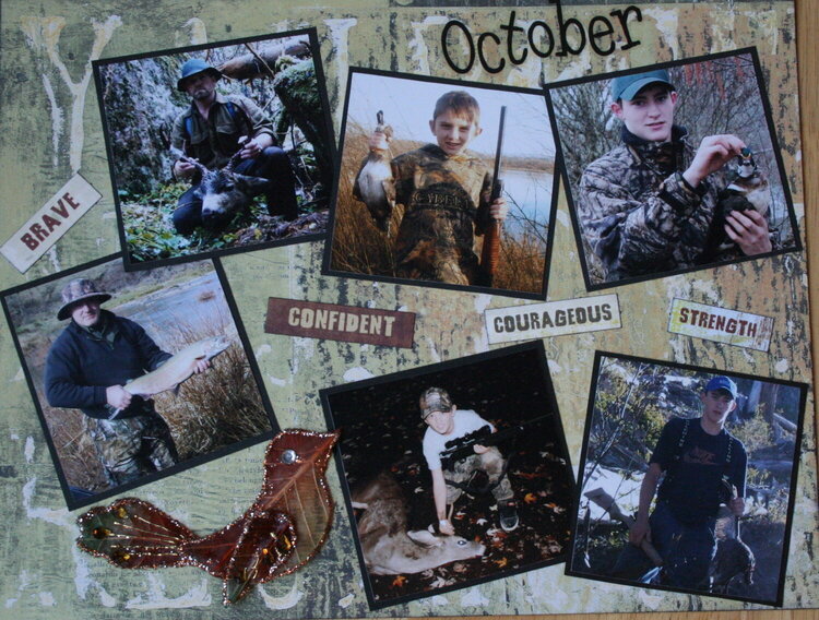 Hunting 2010 October calendar (top)