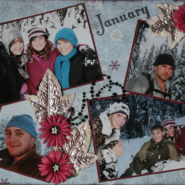 Snow Day January 2010 calendar (top)