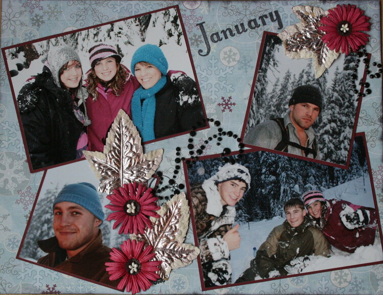 Snow Day January 2010 calendar (top)
