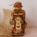Altered Glass Bottle #2 ~ Graphic 45 ~ Olde Curiosity Shoppe