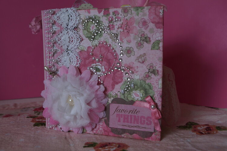 Shabby Chic pink Mini album