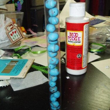 Fake Turquoise beads